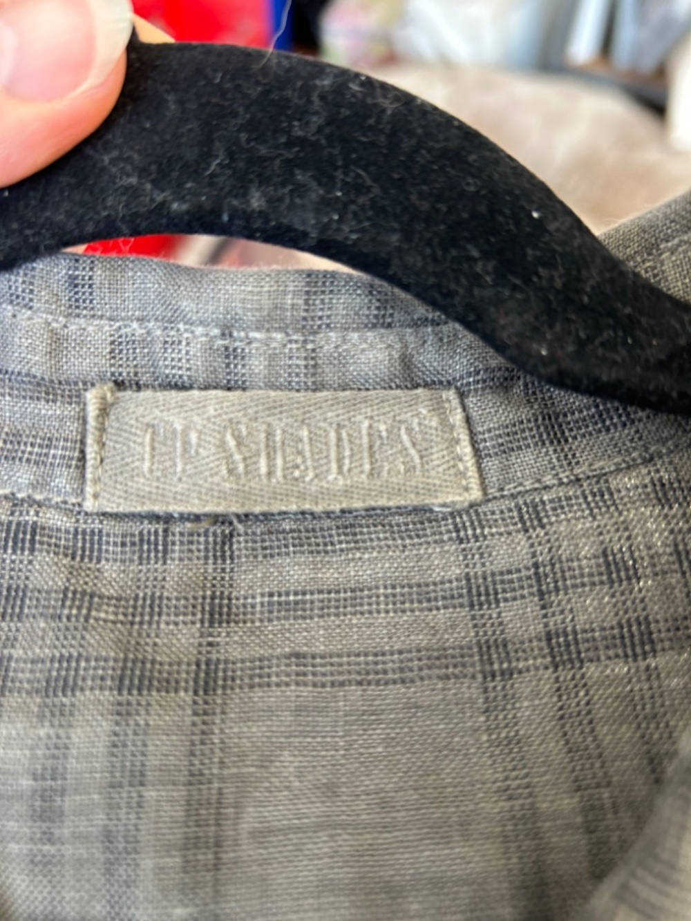 Linen Button front tunic - Picture 8 of 9